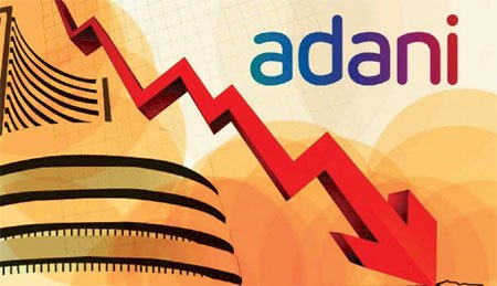 अडाणी की कंपनियों के शेयरों में भारी गिरावट