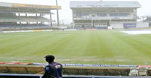 बारिश के कारण दूसरे टेस्ट के 5वें दिन नहीं फेंकी जा सकी एक भी गेंद